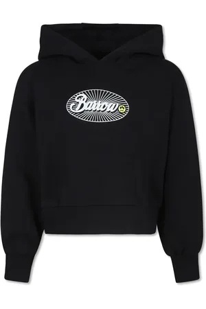 BARROW Logo-print cotton hoodie