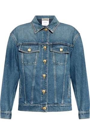 Moschino Bear-motif denim jacket