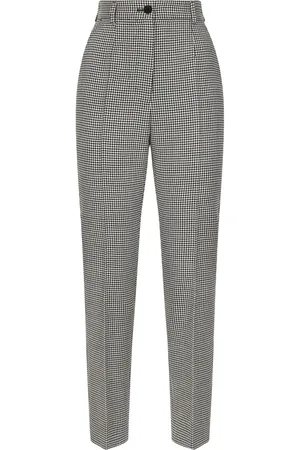 Dolce & Gabbana Houndstooth wool trousers