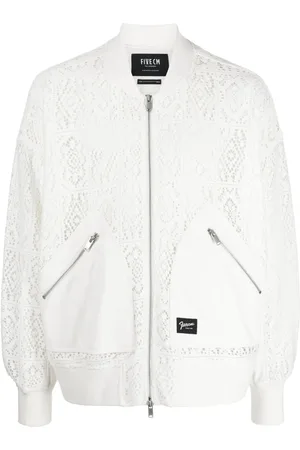 FIVE CM Laser-cut cotton jacket