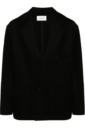 LEMAIRE Single-breasted cotton twill blazer