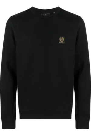 Belstaff Logo-patch cotton sweatshirt