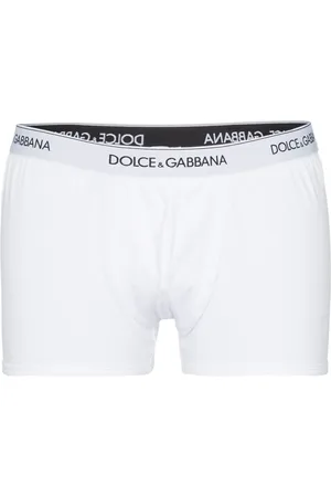 Dolce & Gabbana Logo waistband cotton 2 pack boxer shorts