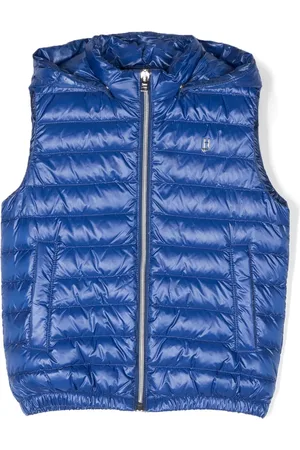 HERNO Logo-plaque quilted gilet