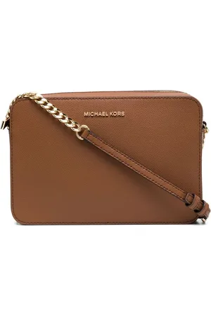 Michael Kors Logo-plaque leather satchel bag
