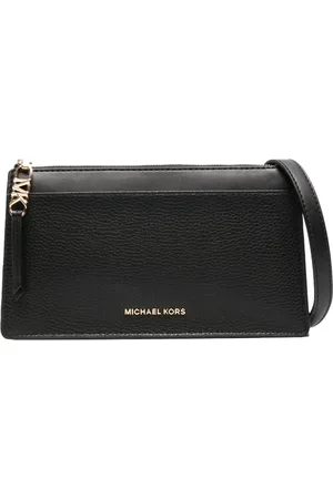 Michael Kors Logo-lettering leather crossbody bag