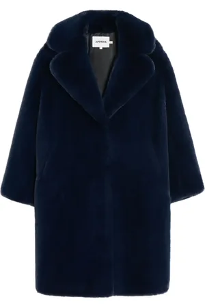 Apparis Steffi wide-lapels faux-fur coat