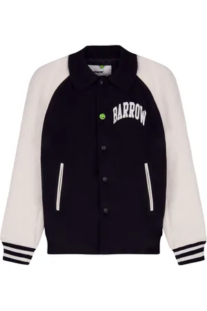 BARROW Logo-print varsity jacket