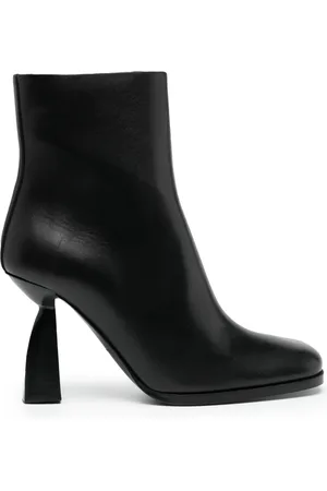 NODALETO Sculpted-heel ankle boots
