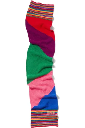 Puccini Colour-block wool scarf