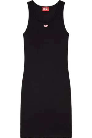 Diesel D-Tank-D logo-appliqu?? tank dress