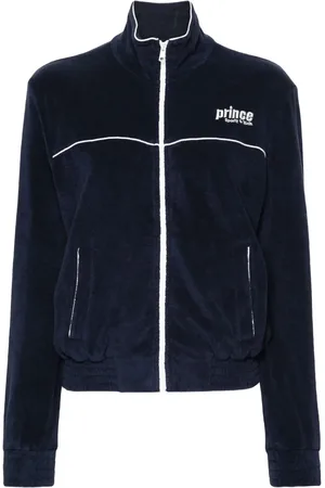 Sporty & Rich Logo-embroidered zip-up sweatshirt
