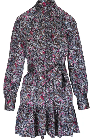 VERONICA BEARD Paisley-print mini dress