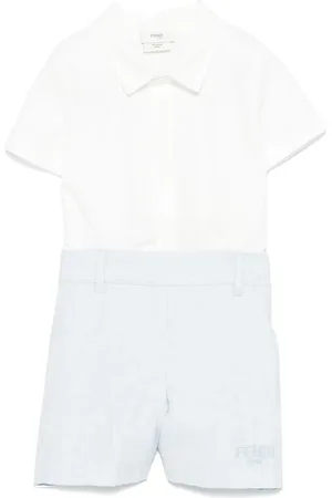 Fendi FF-jacquard shirt and shorts set