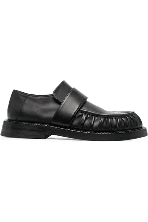 MARSÈLL Touch-strap leather loafers
