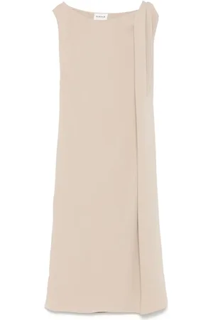 P.A.R.O.S.H. Twist-detailing midi dress