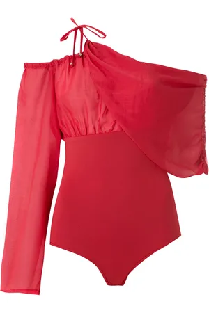 AMIR SLAMA Drape one shoulder body