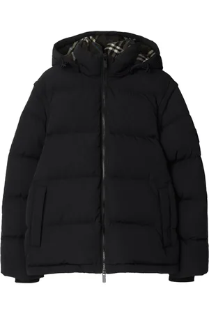 Burberry Detachable-sleeve padded jacket