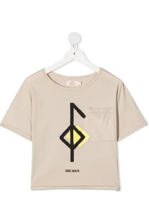 Le pandorine Graphic-print organic cotton T-shirt