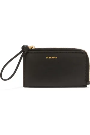 Jil Sander Logo-lettering leather wallet