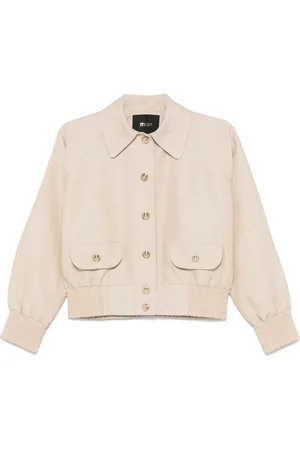 Maje Raglan-sleeve bomber jacket