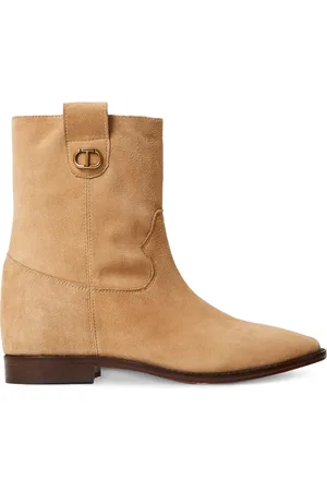 Twin-Set Suede ankle boots