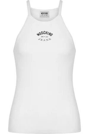 Moschino Cotton blend logo tank top