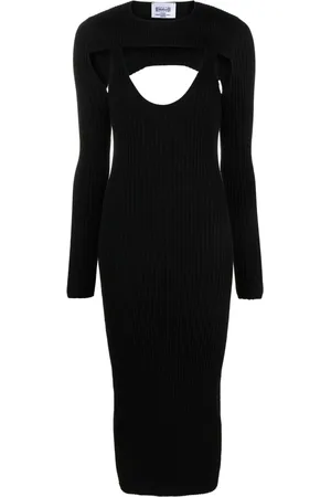 Wolford X Simkhai contoured ribbed-knit midi dress