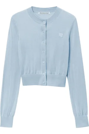 Alexander Wang Cropped crew neck cardigan