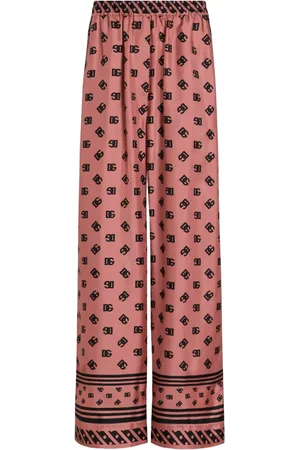 Dolce & Gabbana Logo-print palazzo pants