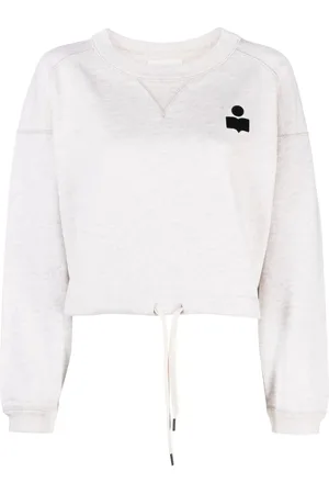 Isabel Marant Margo cropped drawstring sweatshirt