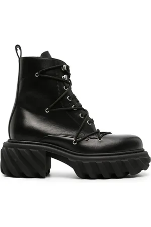OFF-WHITE Tractor Motor leather boots