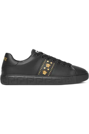 VERSACE Greca studded sneakers