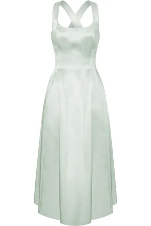 Serafini Satin midi dress