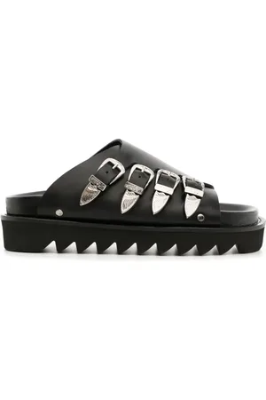 TOGA PULLA Buckle-detail leather sandals