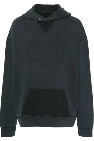 Maison Margiela Numbers-motif cotton hoodie