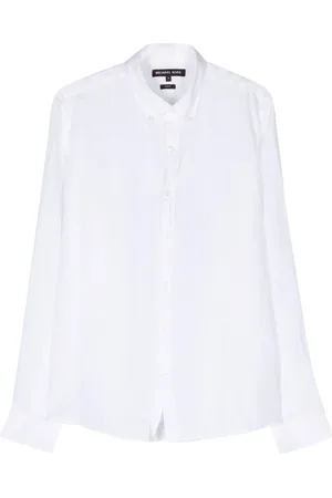 Michael Kors Long-sleeve linen shirt