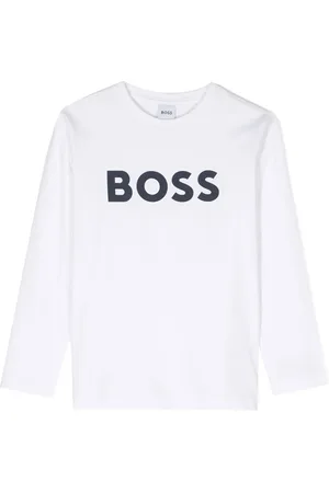 HUGO BOSS Logo-print long-sleeve T-shirt
