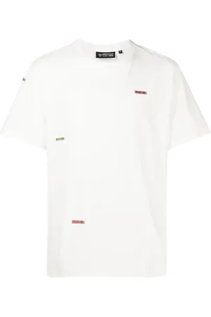 MOSTLY HEARD RARELY SEEN Barcode patch cotton T-shirt