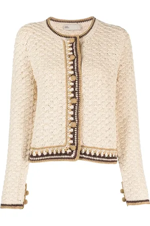 Tory Burch Round-neck button-up cardigan