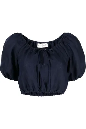 Casa Raki Short-sleeve crop top