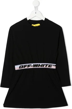 OFF-WHITE Logo-waistband mini dress
