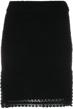 Zadig & Voltaire Crochet-knit organic-cotton skirt