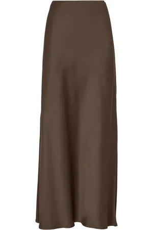 Brunello Cucinelli Bias-cut maxi skirt