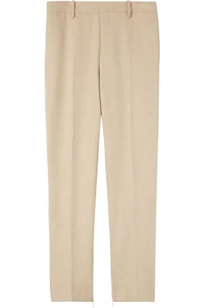 OFF-WHITE Logo-tag slim-cut trousers