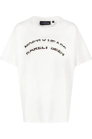 MOSTLY HEARD RARELY SEEN Logo-embossed crew-neck T-shirt