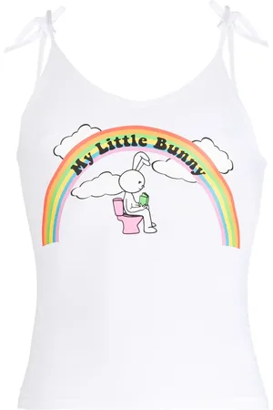 Natasha Zinko My Little Bunny tank top