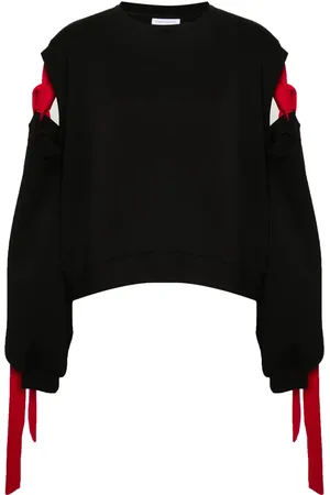 Ioana Ciolacu Stamp cold-shoulder sweatshirt
