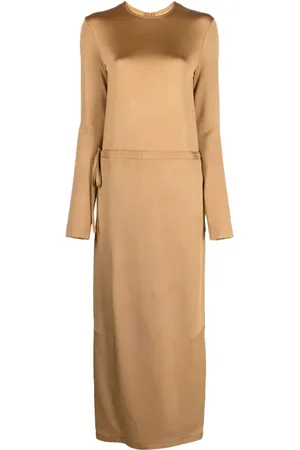 Jil Sander Drawstring-waist midi dress