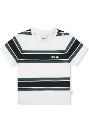 HUGO BOSS Striped cotton T-shirt